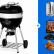 Grill węglowy 18" PRO Charcoal Kettle czarny + zestaw (komin do rozpalania #67802, węgiel drzewny #67107, podpałka #67052)